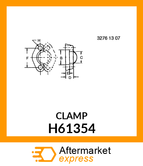 FLANGE FITTING H61354