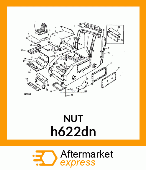 NUT h622dn