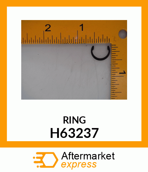 RING,EXTERNAL RETAINING H63237