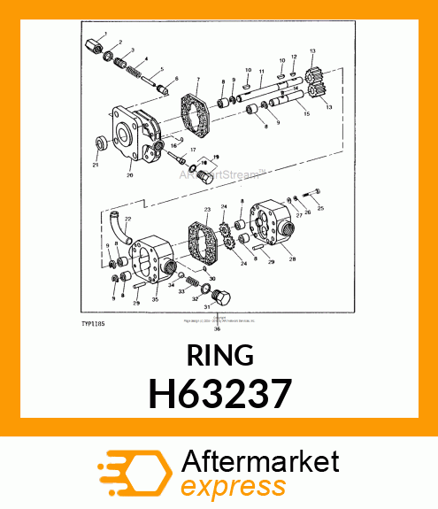 RING,EXTERNAL RETAINING H63237