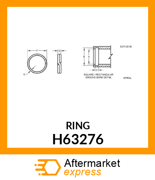 RING,RETAINING H63276