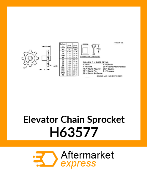 SPROCKET H63577