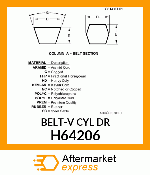 Belt H64206