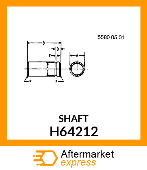 SHAFT H64212