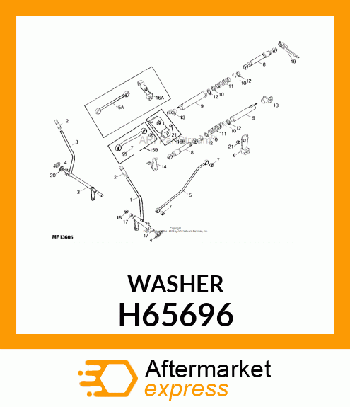 5PK Washer H65696