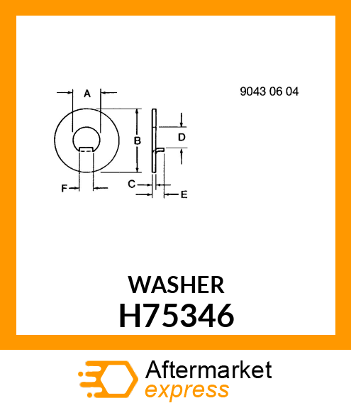 WASHER H75346