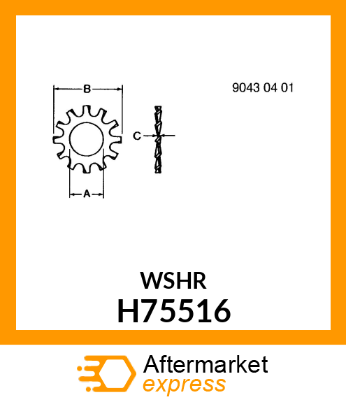 WASHER H75516