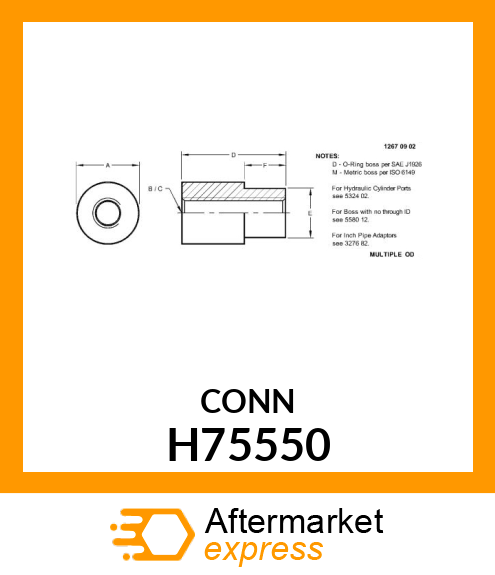 NUT H75550