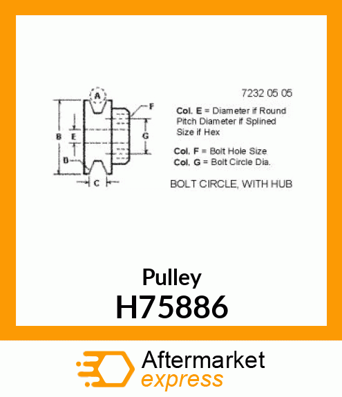 Pulley H75886