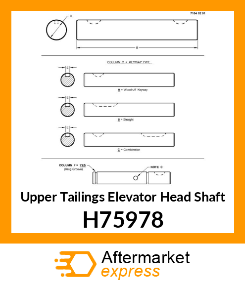 SHAFT H75978