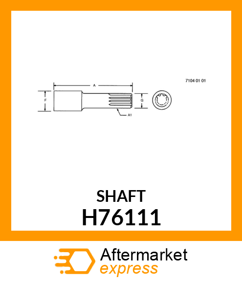 SHAFT H76111