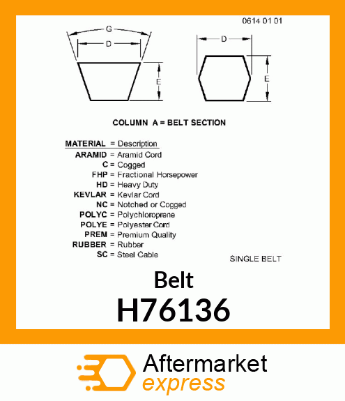 Belt H76136