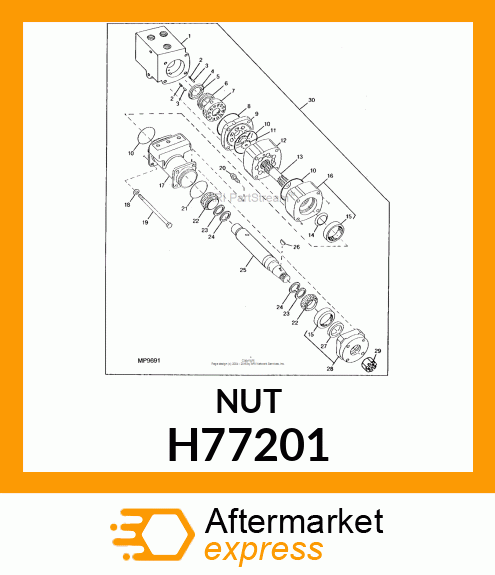 NUT H77201