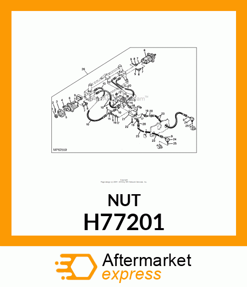 NUT H77201