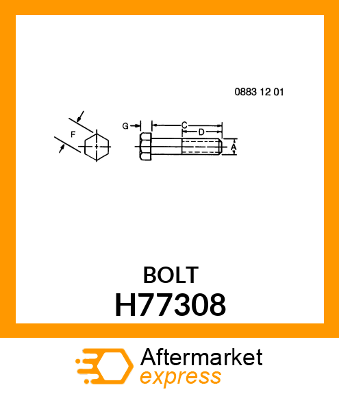 BOLT H77308