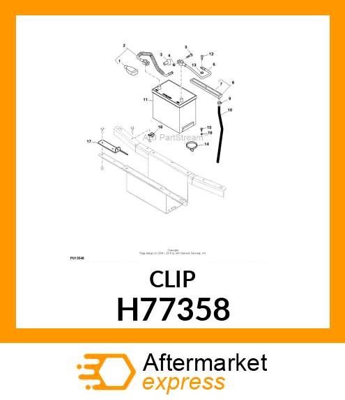 CLIP H77358