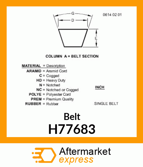 Belt H77683