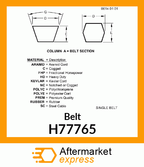 Belt H77765