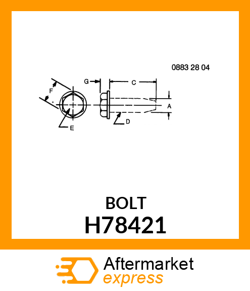 SCREW H78421