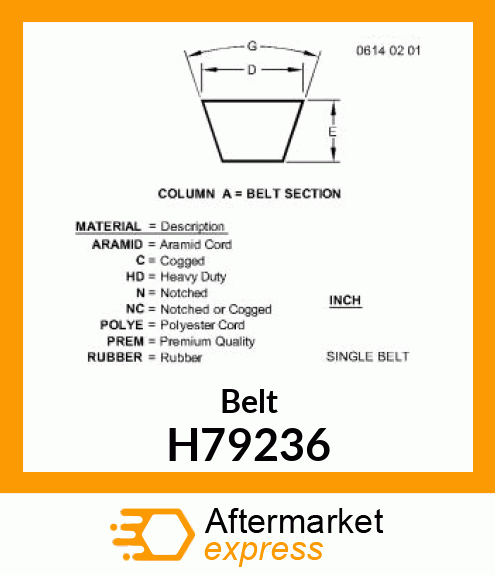 Belt H79236