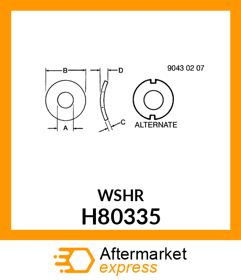 Washer H80335