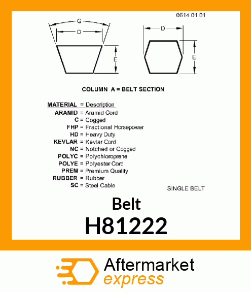 Belt H81222