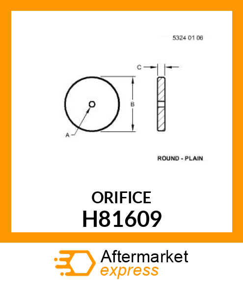 ORIFICE H81609