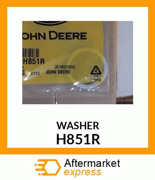 WASHER, ALUMINUM H851R