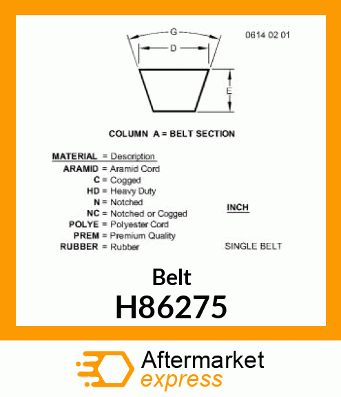 Belt H86275