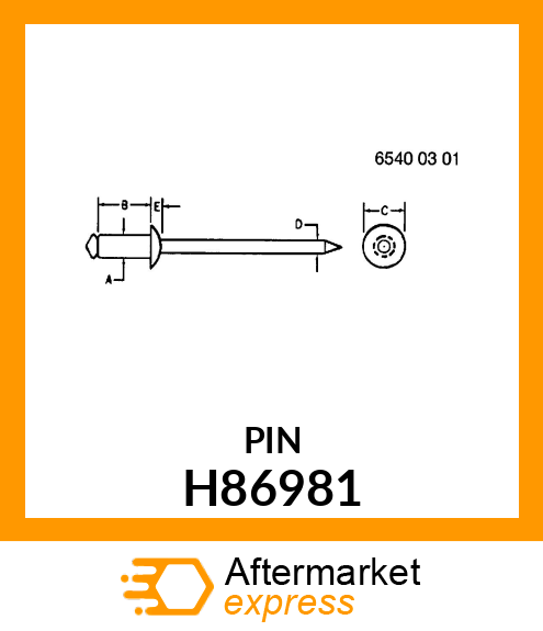 RIVET H86981