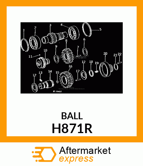 BALL,STEEL H871R