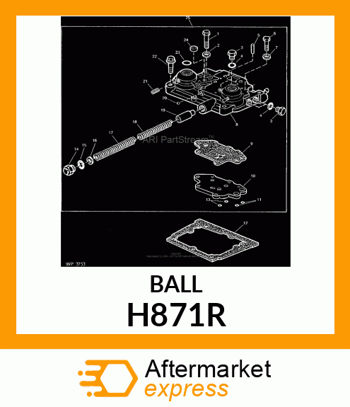 BALL,STEEL H871R