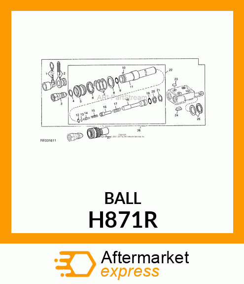 BALL,STEEL H871R