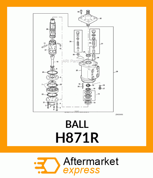 BALL,STEEL H871R