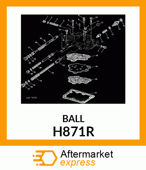 BALL,STEEL H871R