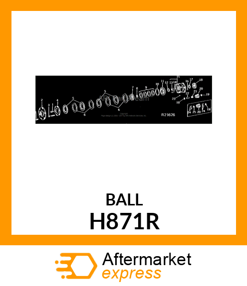 BALL,STEEL H871R