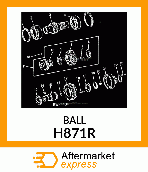 BALL,STEEL H871R