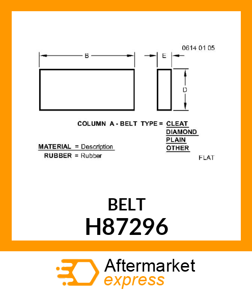 BELT H87296