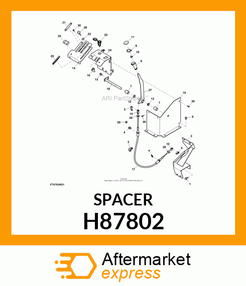 BUSHING, SPACER H87802