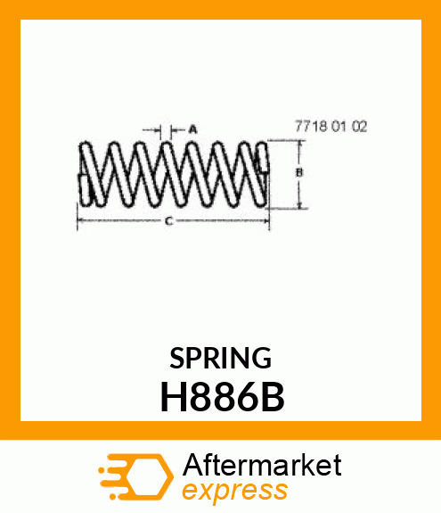 COVERING KNIFE SPRING H886B