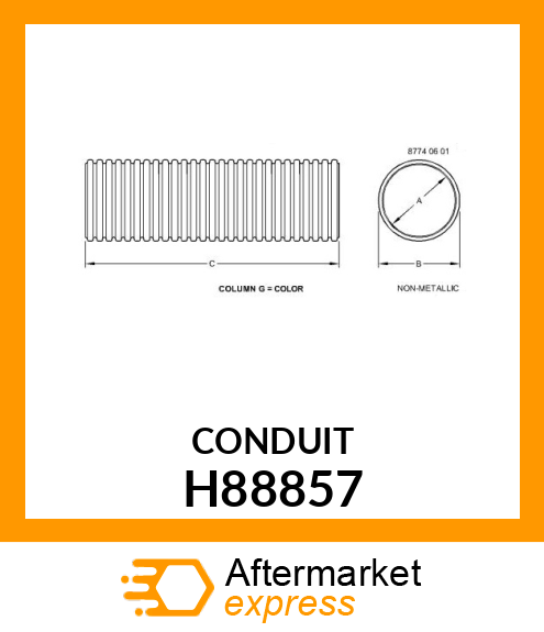 CONDUIT H88857