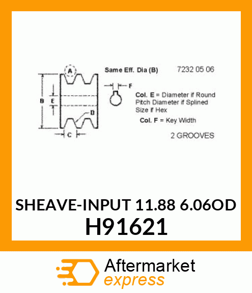 Pulley H91621