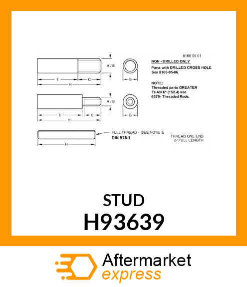 STUD H93639