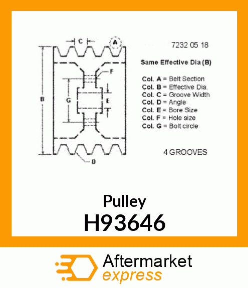 Pulley H93646