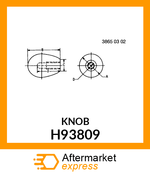 KNOB H93809