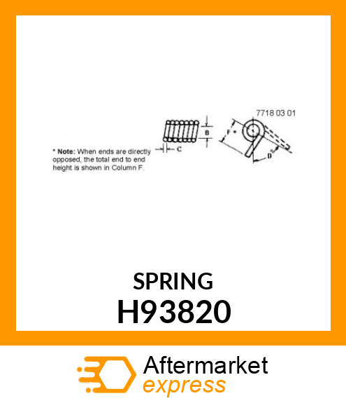 SPRING H93820