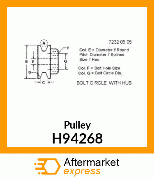 Pulley H94268