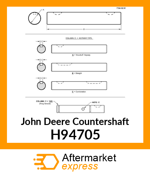 COUNTERSHAFT H94705