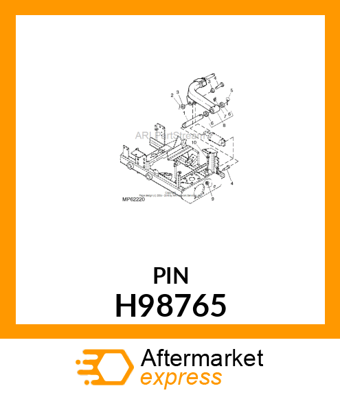 PIN, CYLINDER H98765