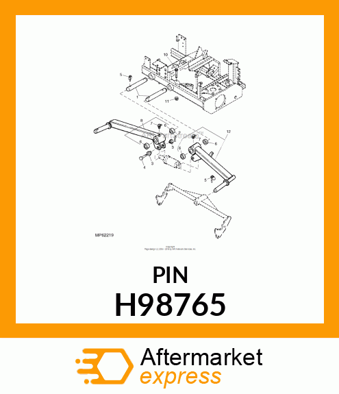 PIN, CYLINDER H98765